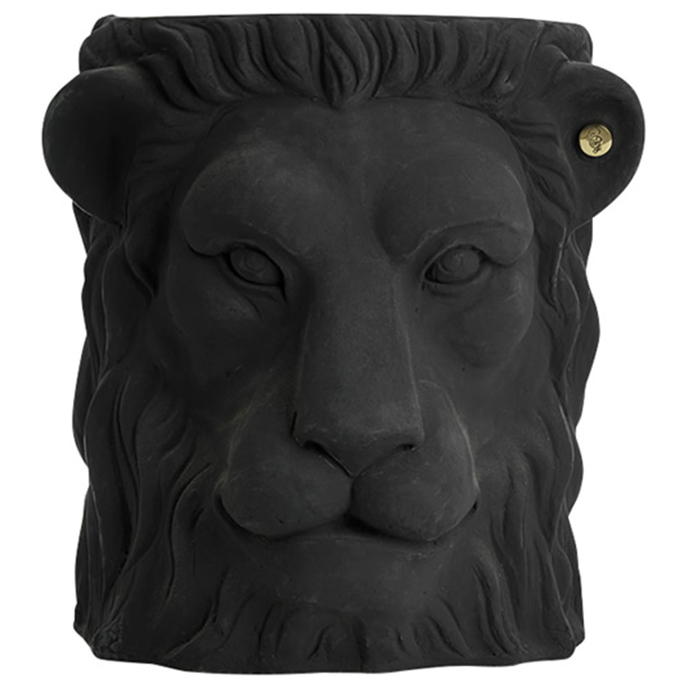 Lion Pot L, Zwart