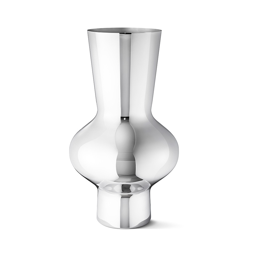 Alfredo Large Vase, Stainless Steel