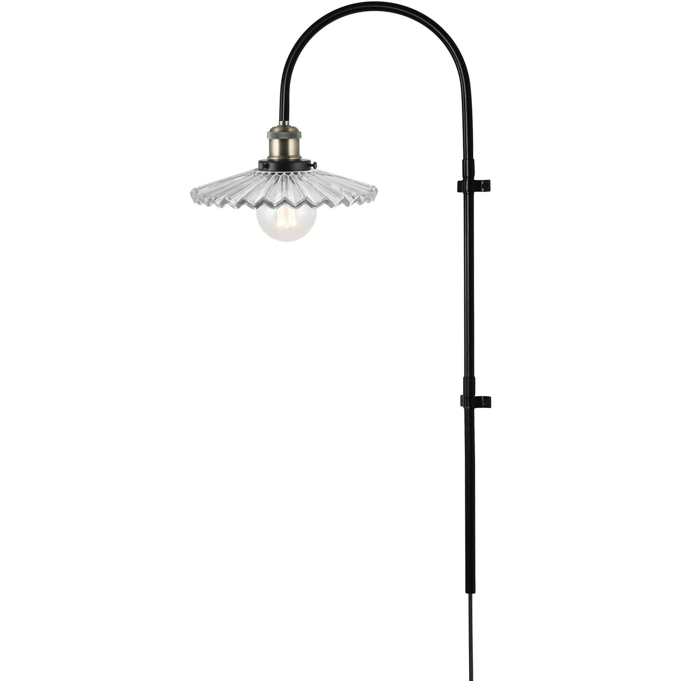 Cobbler 75 Wandlamp, Doorzichtig