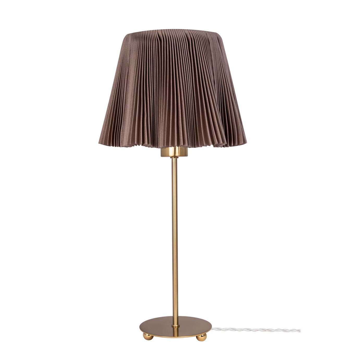 Edith Table Lamp, Brown/Brass