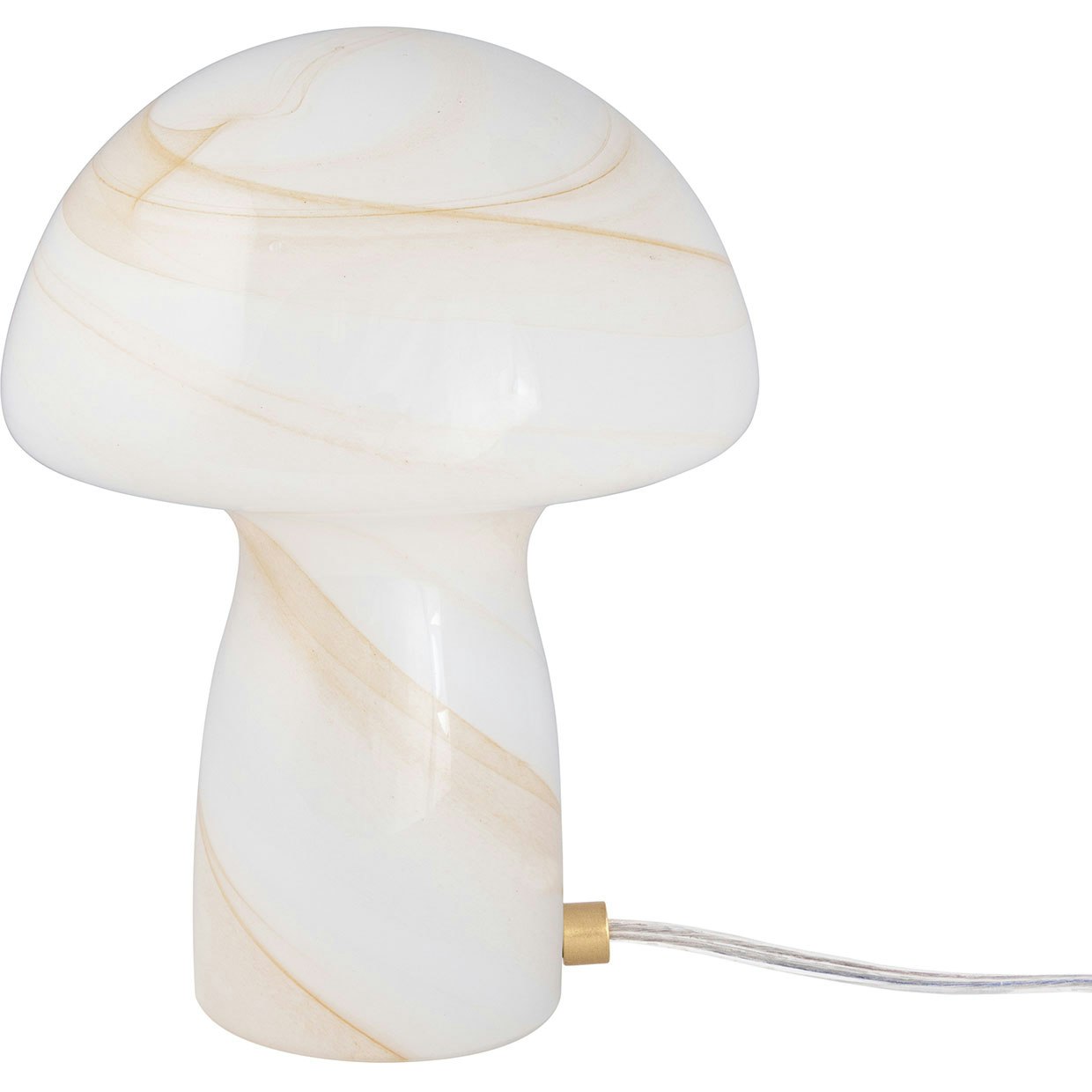 Fungo Swirl Tafellamp 16 cm, Beige