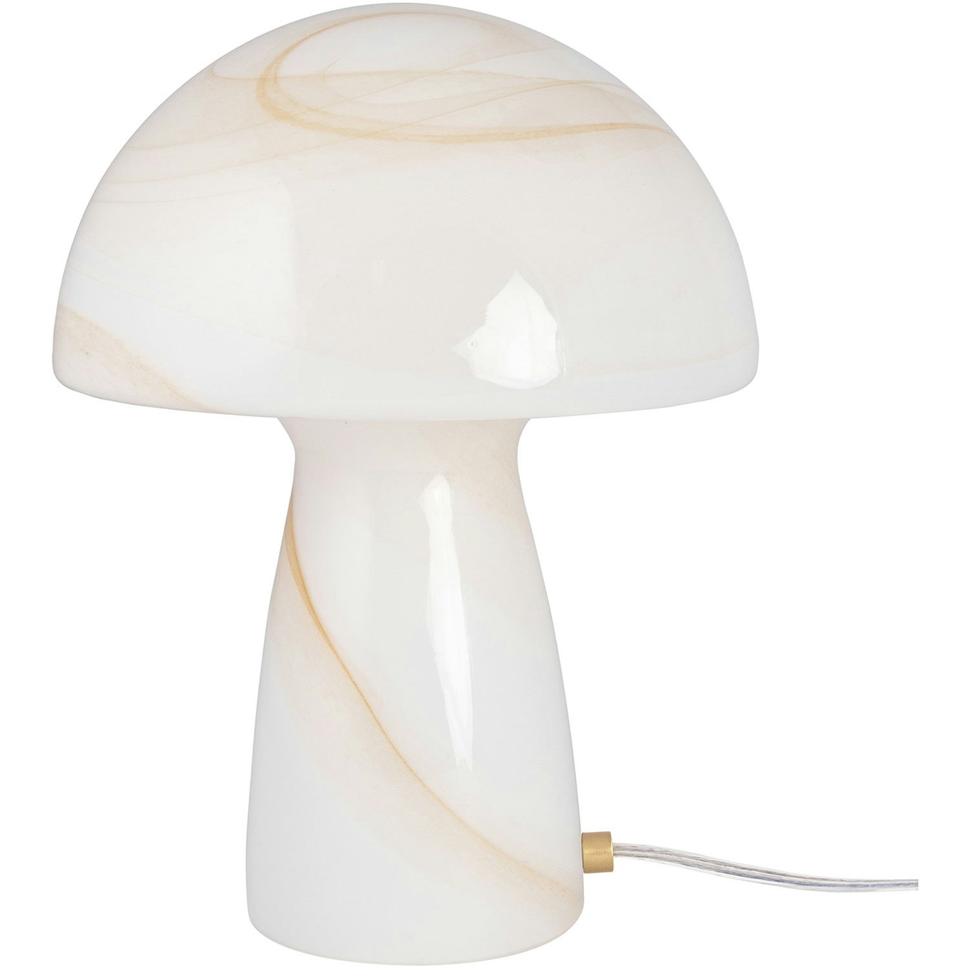 Fungo Swirl Tafellamp 22 cm, Beige