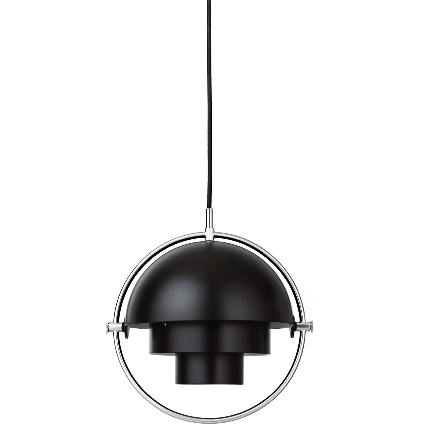 Multi-Lite Hanglamp Ø25,5 cm, Zwart / Chroom