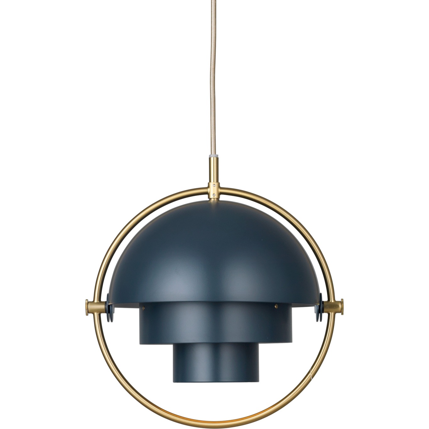 Multi-Lite Hanglamp Ø25,5 cm, Messing / Middernachtblauw