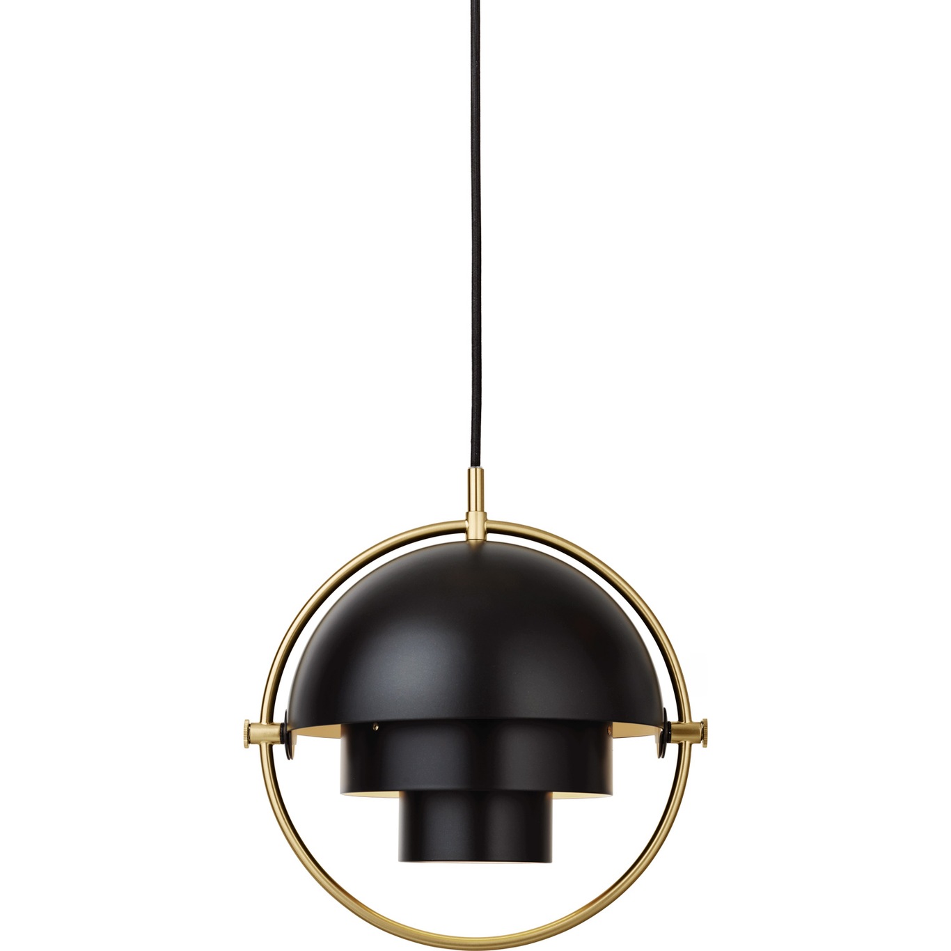 Multi-Lite Hanglamp Ø25,5 cm, Zwart / Messing