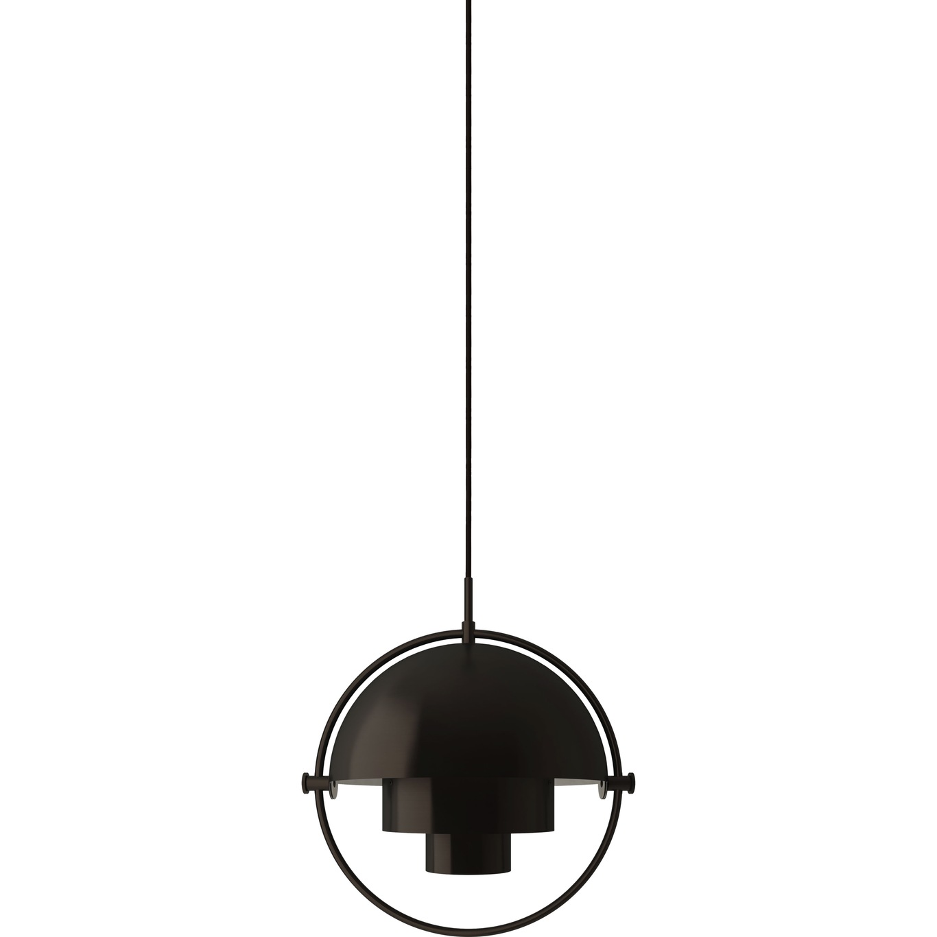 Multi-Lite Hanglamp 36 cm, Zwart Messing