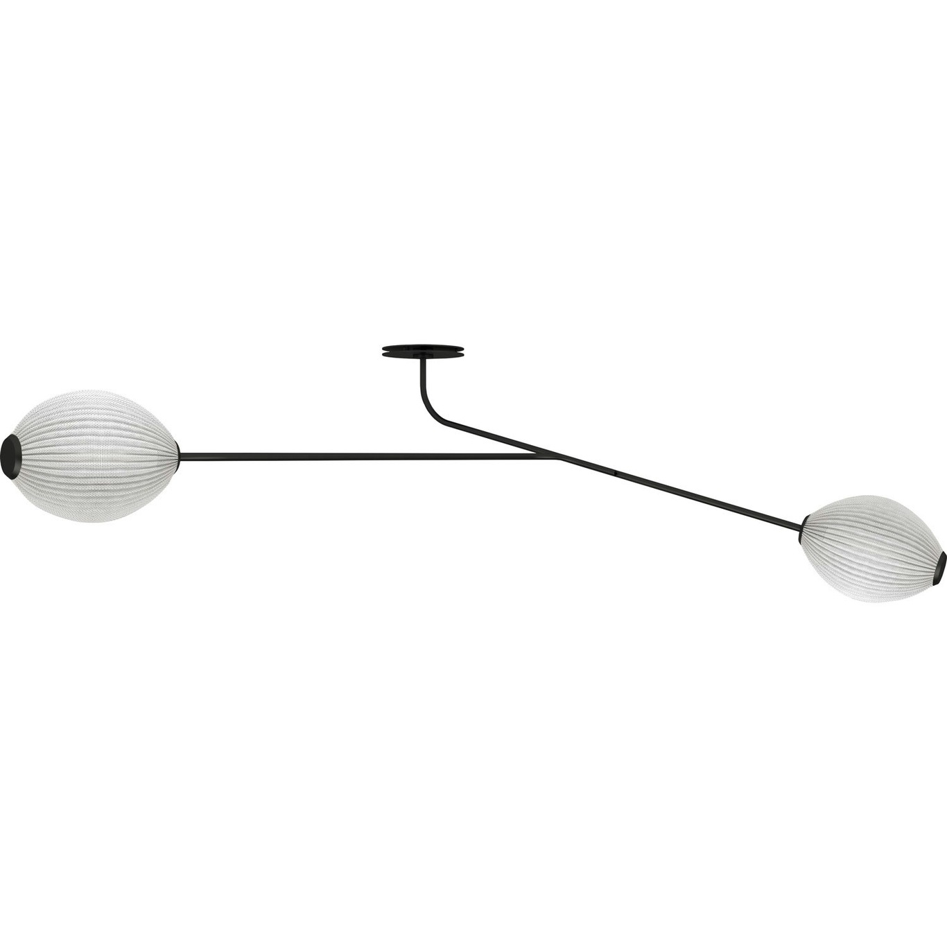Satellite Wand-/Plafondlamp, Crèmewit