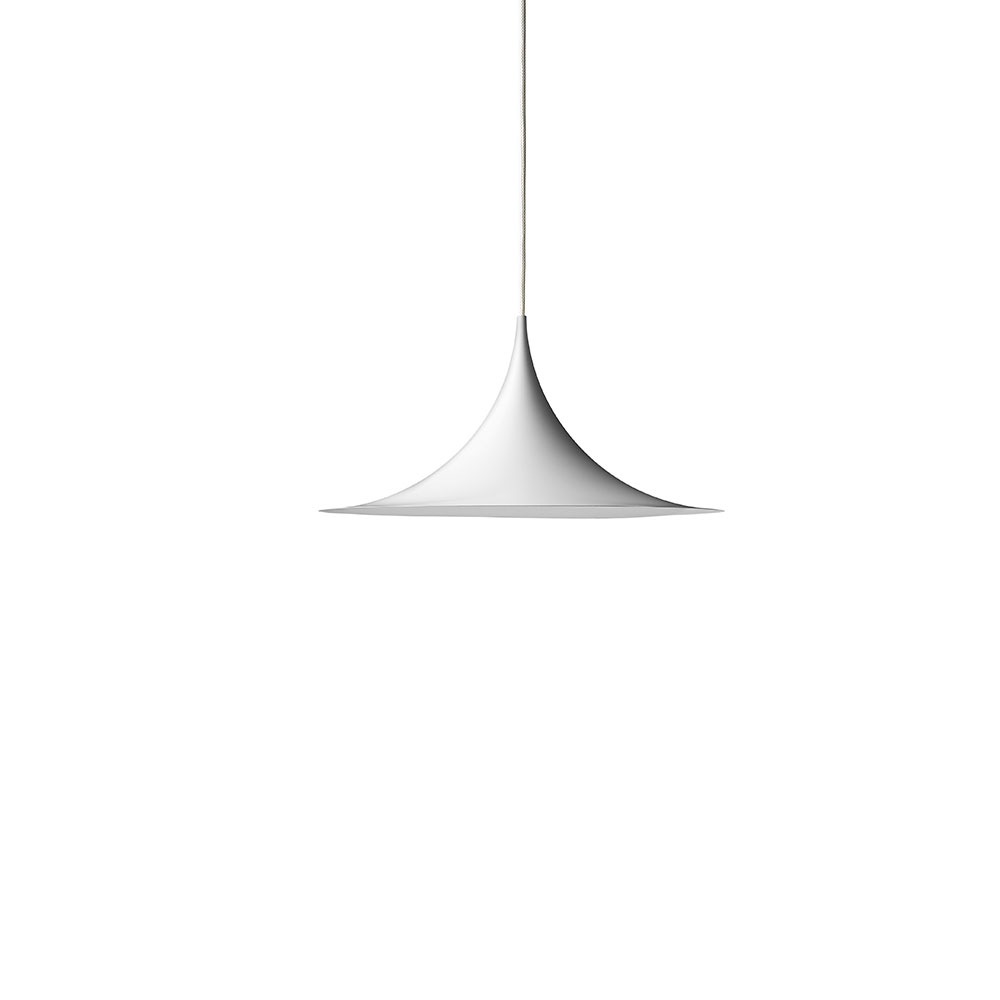 Semi Hanglamp Ø 30 cm, Mat Wit