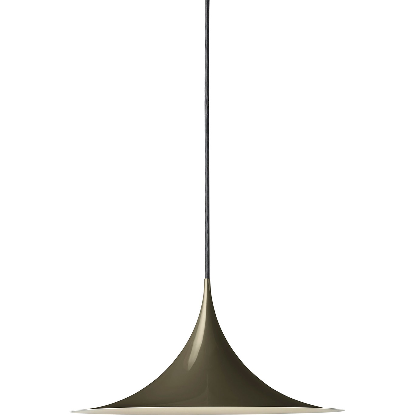 Semi Hanglamp Ø 30 cm, Glossy Dark Cocoa