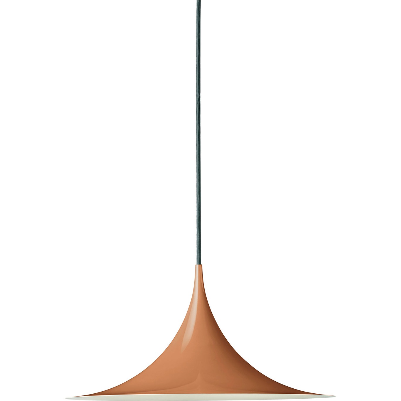 Semi Hanglamp Ø 30 cm, Glossy Roasted Pumpkin