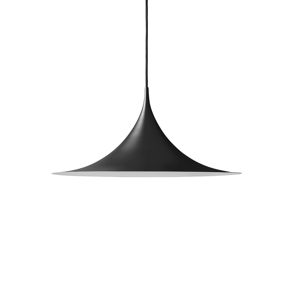 Semi Hanglamp Ø 60 cm, Mat Zwart