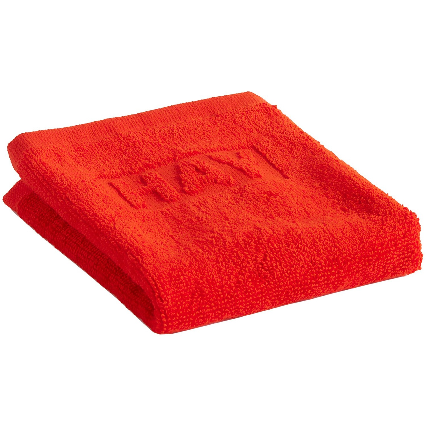 Mono Handdoek 30x30 cm, Poppy Red