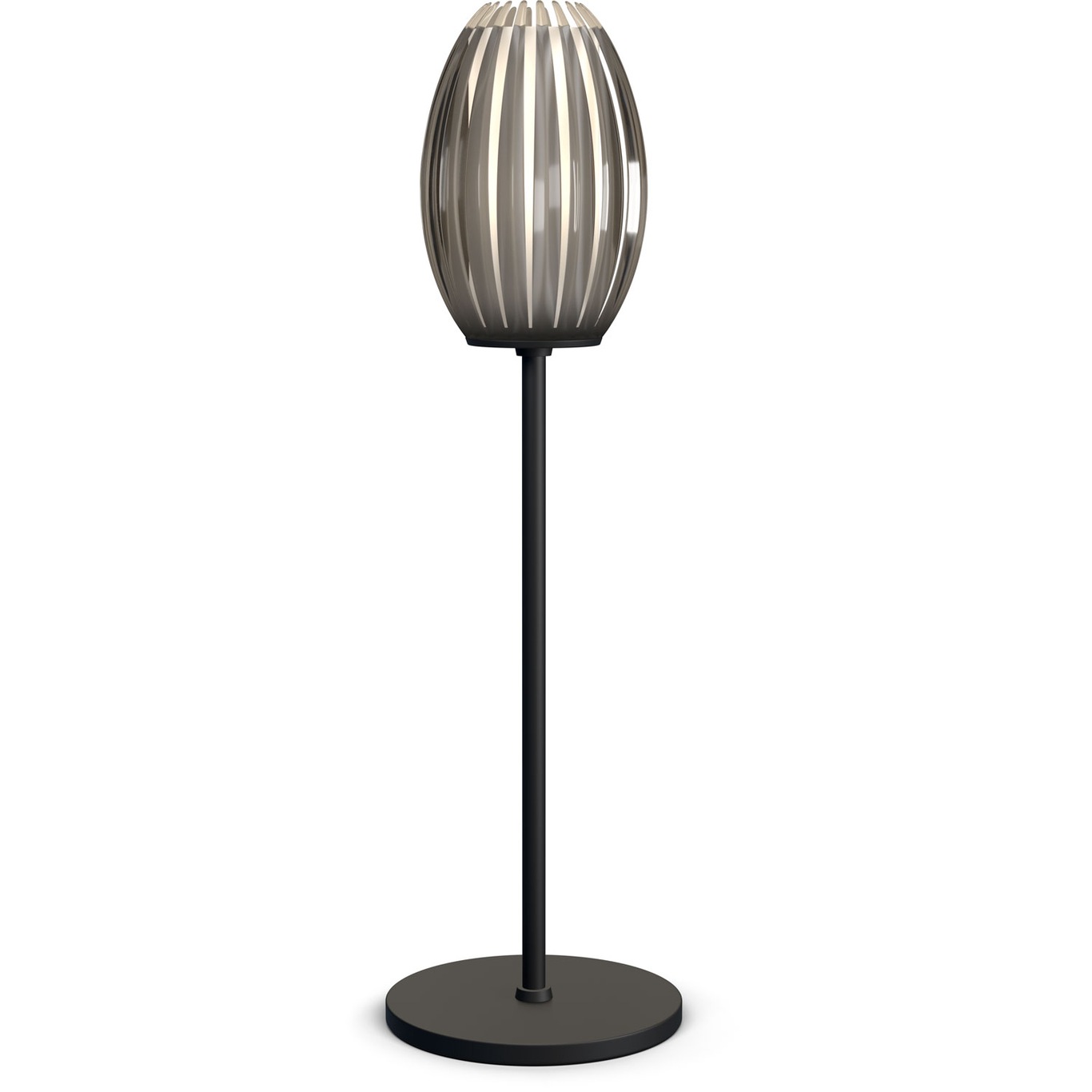 Tentacle 50 Tafellamp, Zwart / Rookgrijs