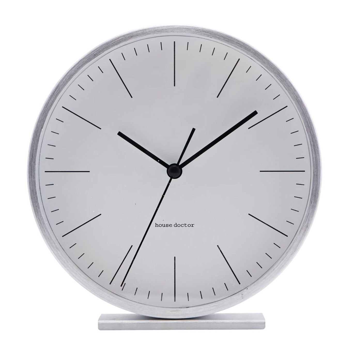 Hannah Table Clock 15cm, Silver