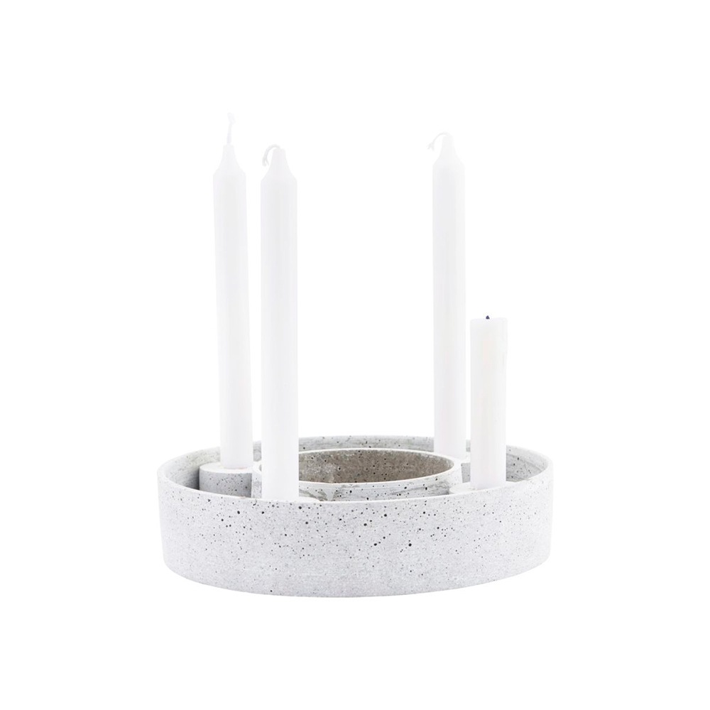 The Ring Candle Holder Ø26 cm, Grey