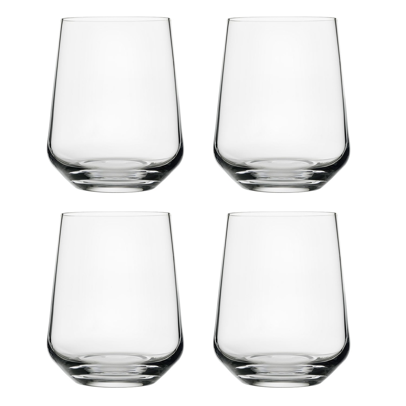 Essence Waterglas 35 cl Set van 4, Doorzichtig