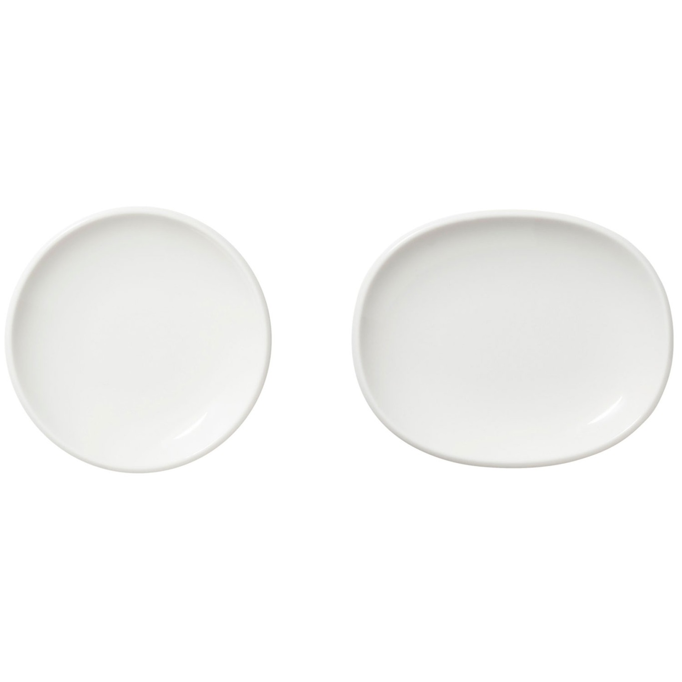 Raami Side Plates  White 2-pack