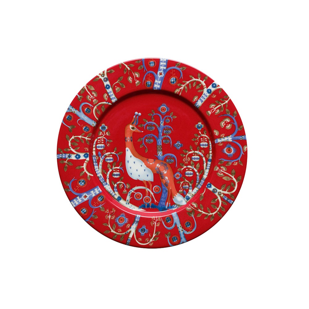 Taika Plate 22 cm, Red