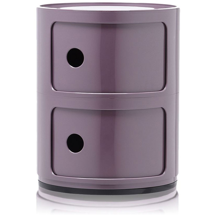 Componibili Modular System 2 Compartments, Purple