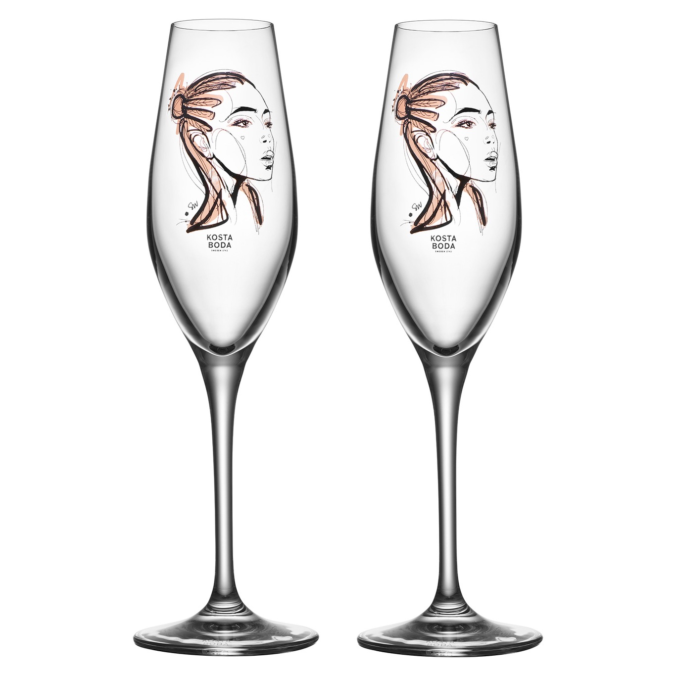 All About You Champagne Glass 23 cl  2-pack, Forever Yours