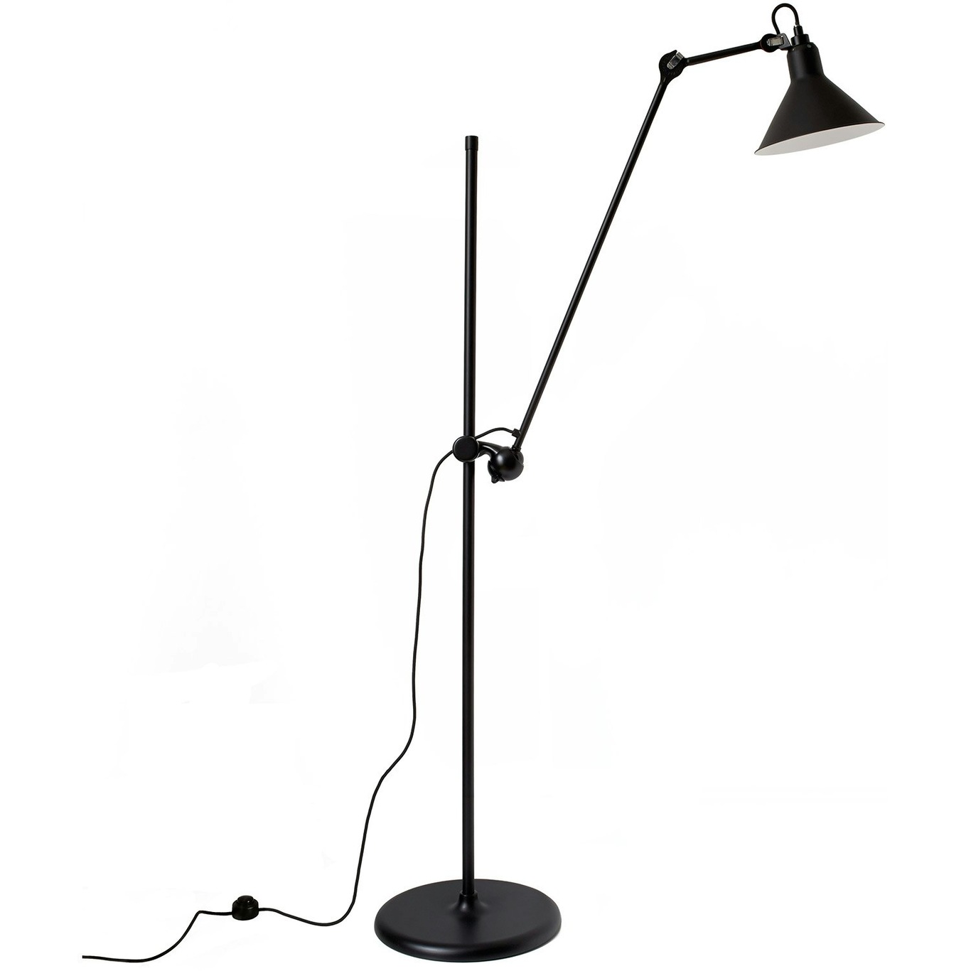La Lampe Gras N°215 Vloerlamp, Zwart
