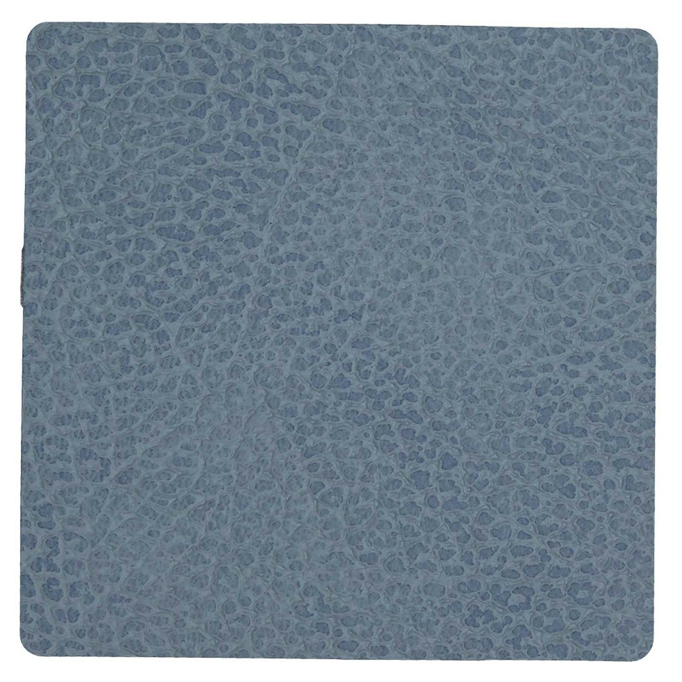Square Glazen Onderzetter Hippo 10x10 cm, Lichtblauw