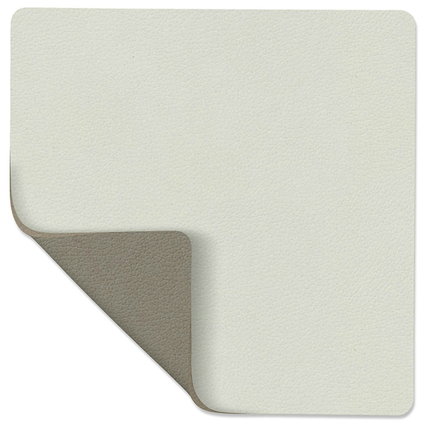 Square Omkeerbare Onderzetter 10x10 cm, Linen /Flint Grey
