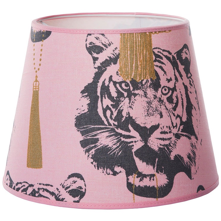 Coco Tiger Lampenkap Roze H31 cm