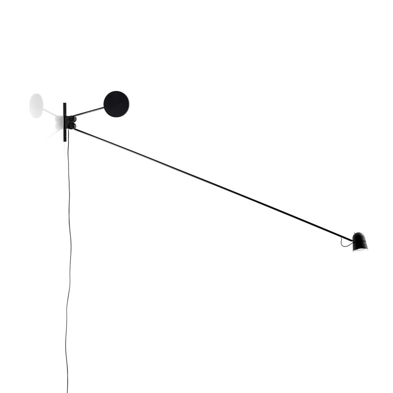 Counterbalance LED 16W Wall Lamp, Black