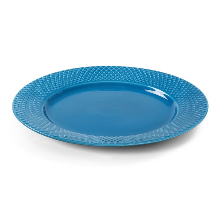 Rhombe Color Dinerbord Ø27 cm, Blauw