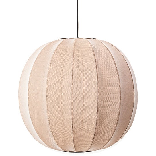 Knit-Wit Hanglamp Rond 60 cm, Sand Stone