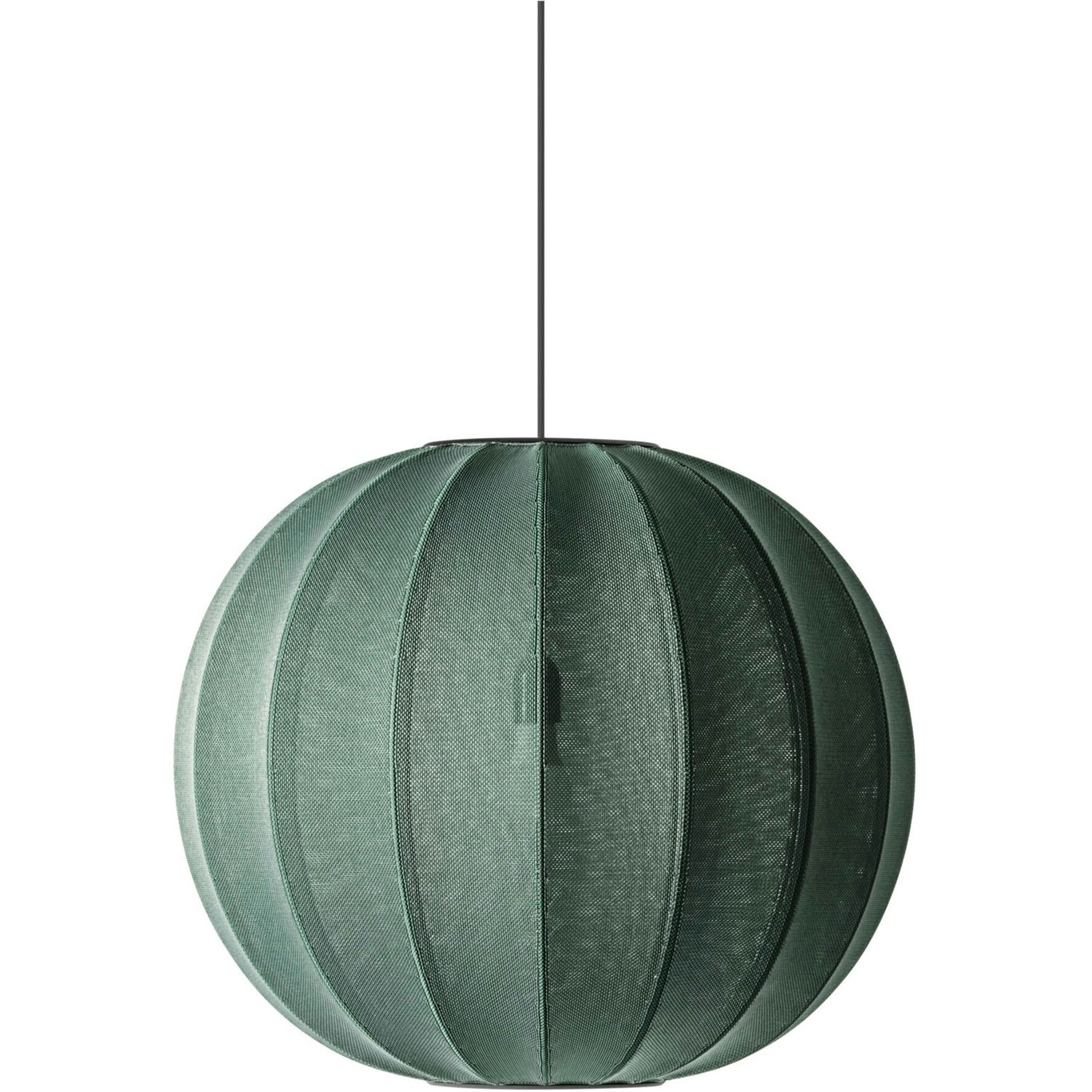 Knit-Wit Hanglamp Rond 60 cm, Tweed Green