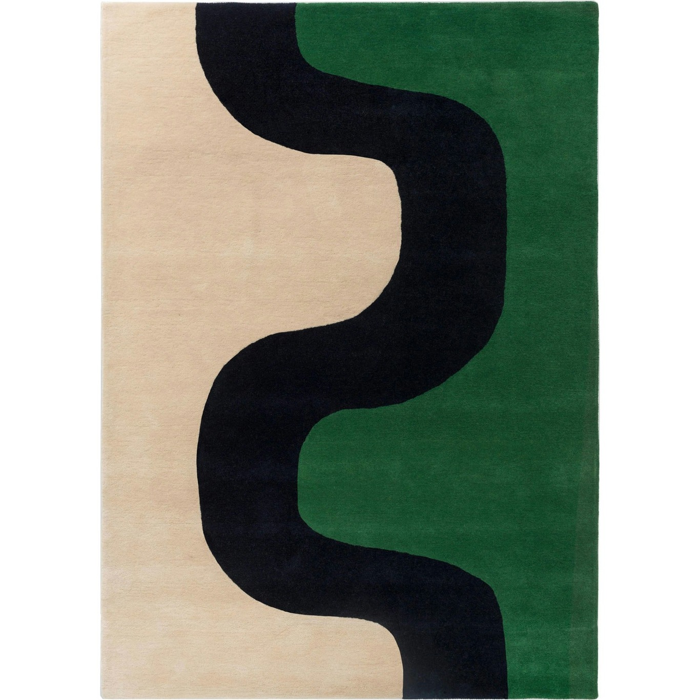 Marimekko Seireeni Vloerkleed 170x240 cm, Green