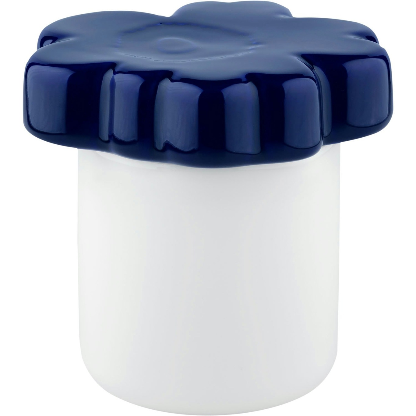 Unikko Collectible Pot 6,5x15,5 cm, Wit / Donkerblauw