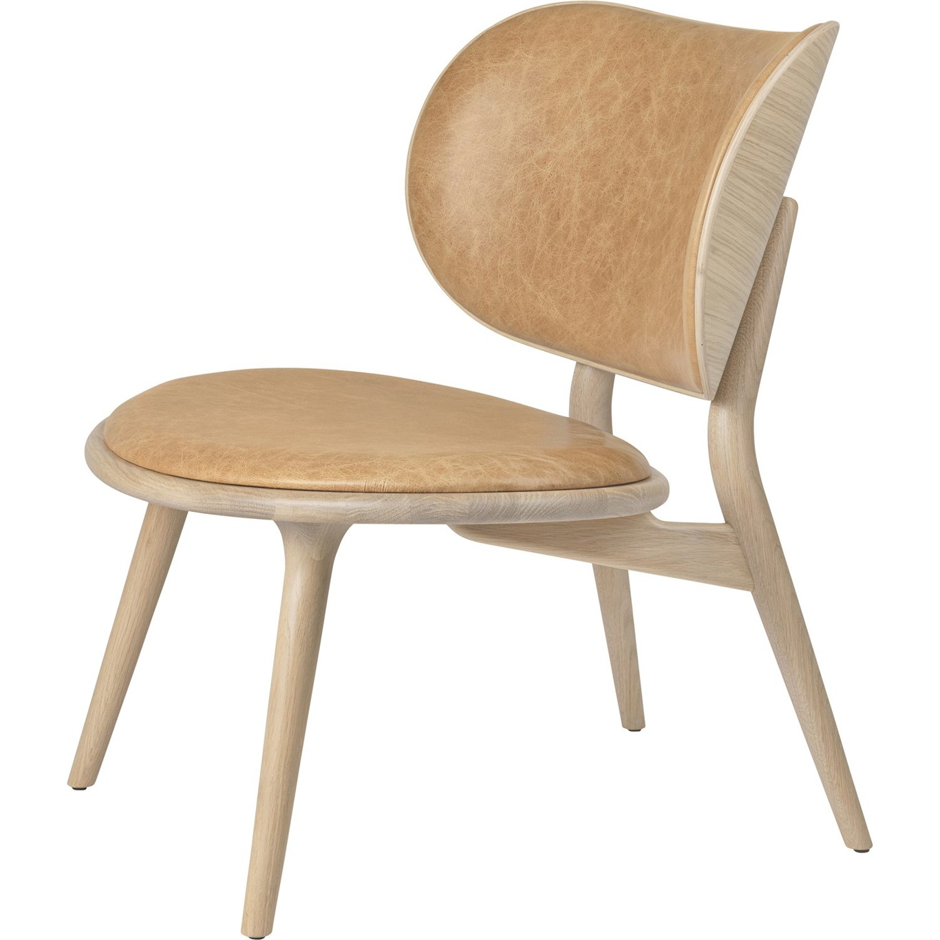 The Lounge Chair Loungestoel, Mat Gelakt Eiken