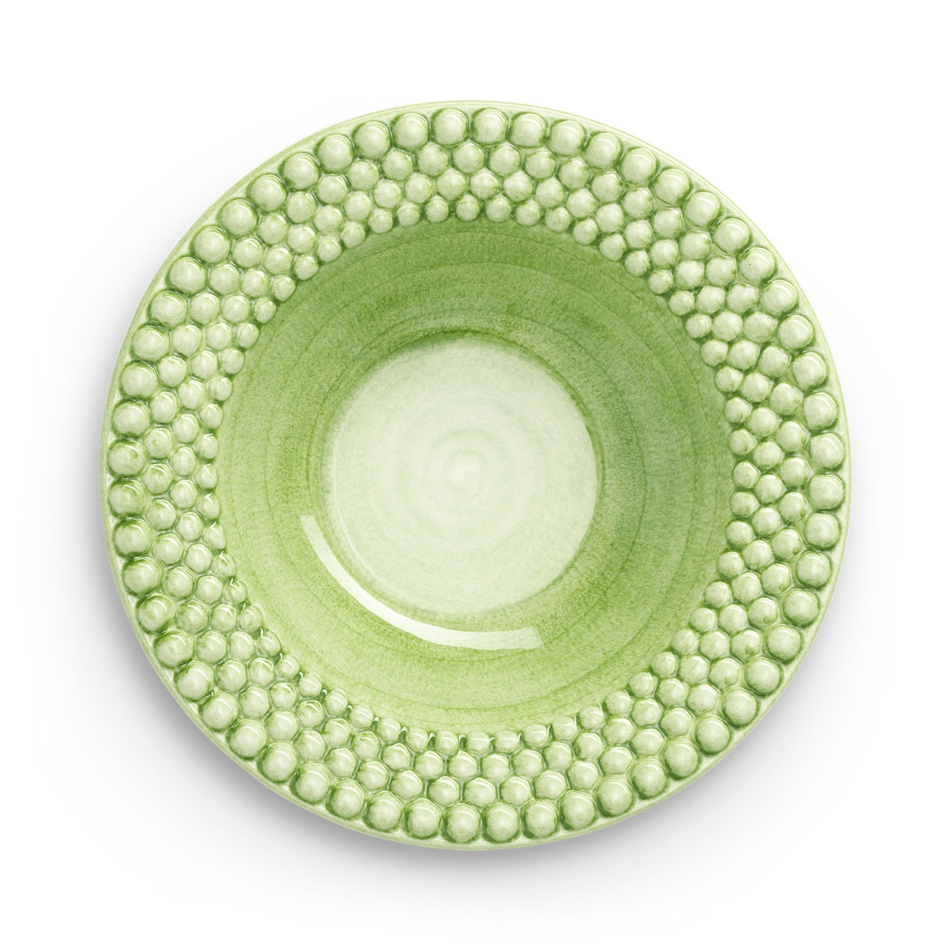 Bubbles Soup Plate 25 cm, Green