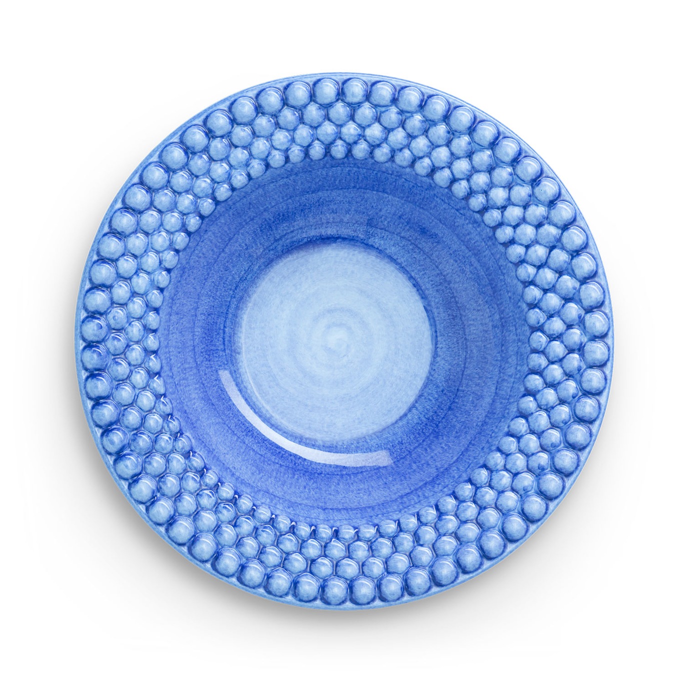 Bubbles Soup Plate 25 cm, Light Blue