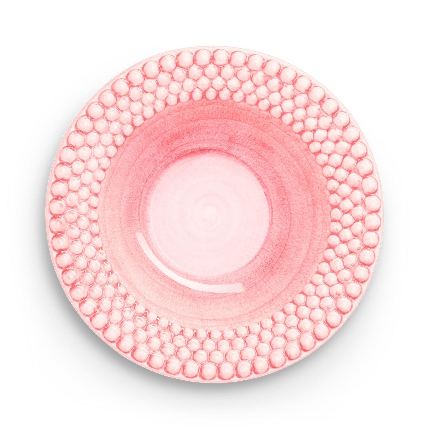 Bubbles Soup Plate 25 cm, Light Pink
