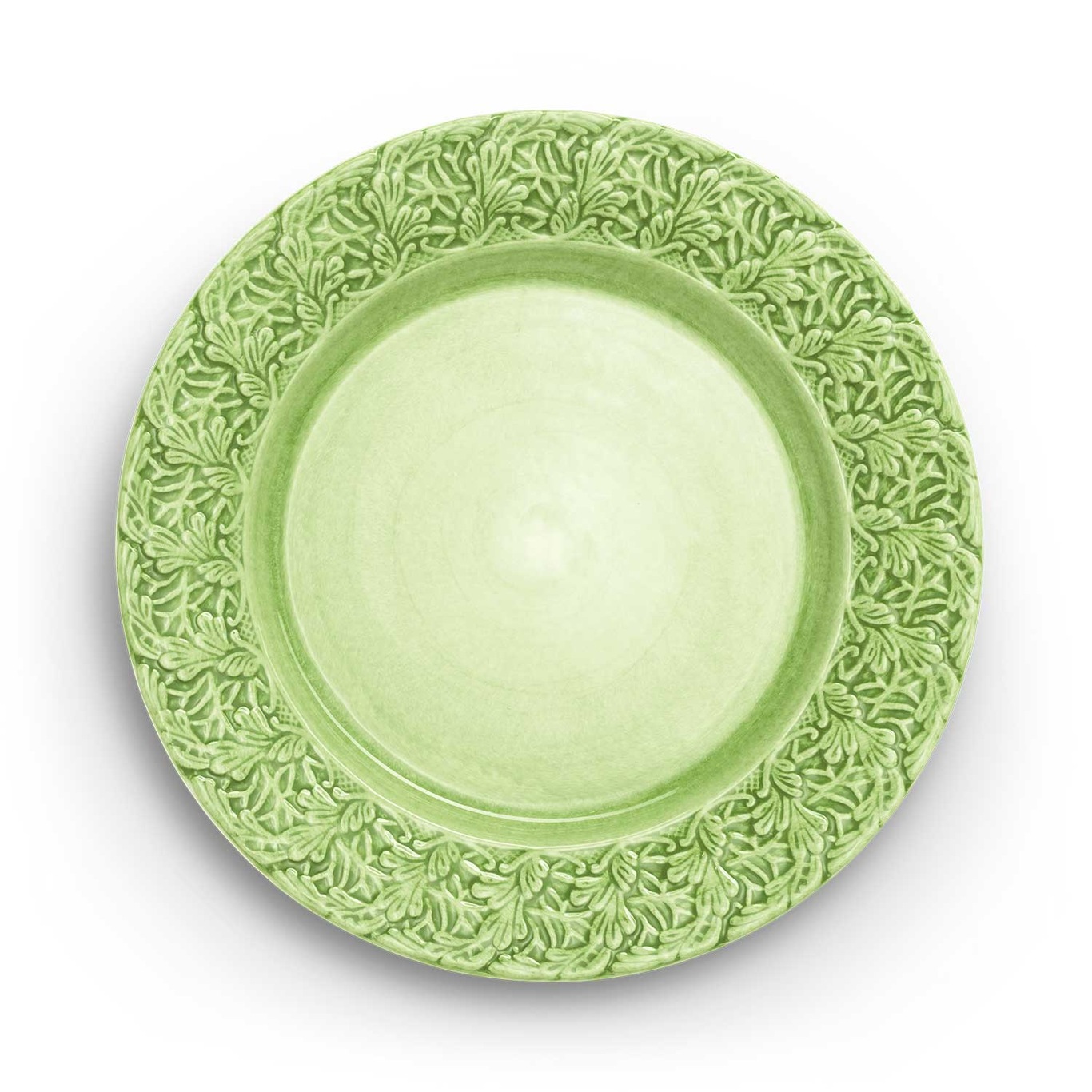 Lace Plate 25 cm, Green