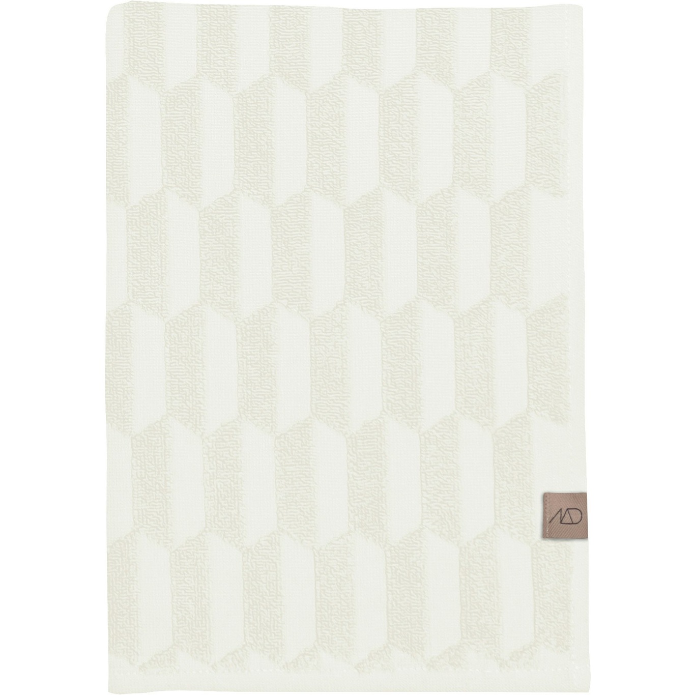 Geo Handdoek Off-white, 70x133 cm