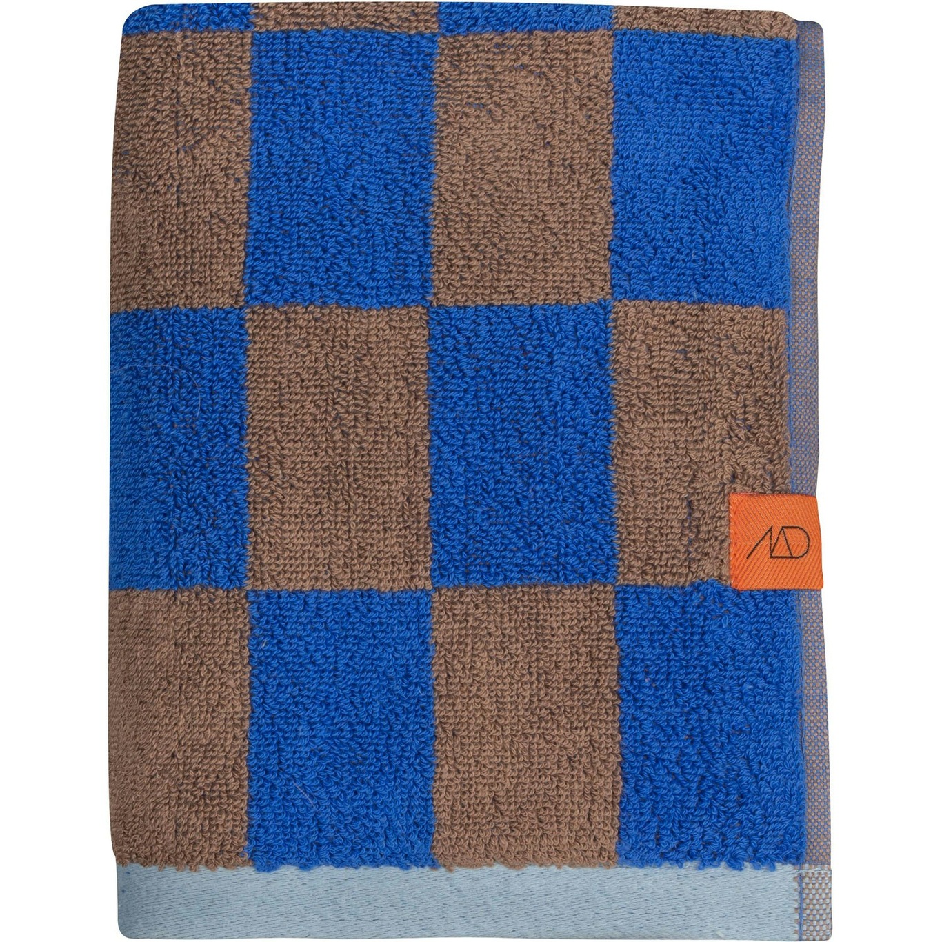 Retro Handdoek 50x90 cm, Kobaltblauw
