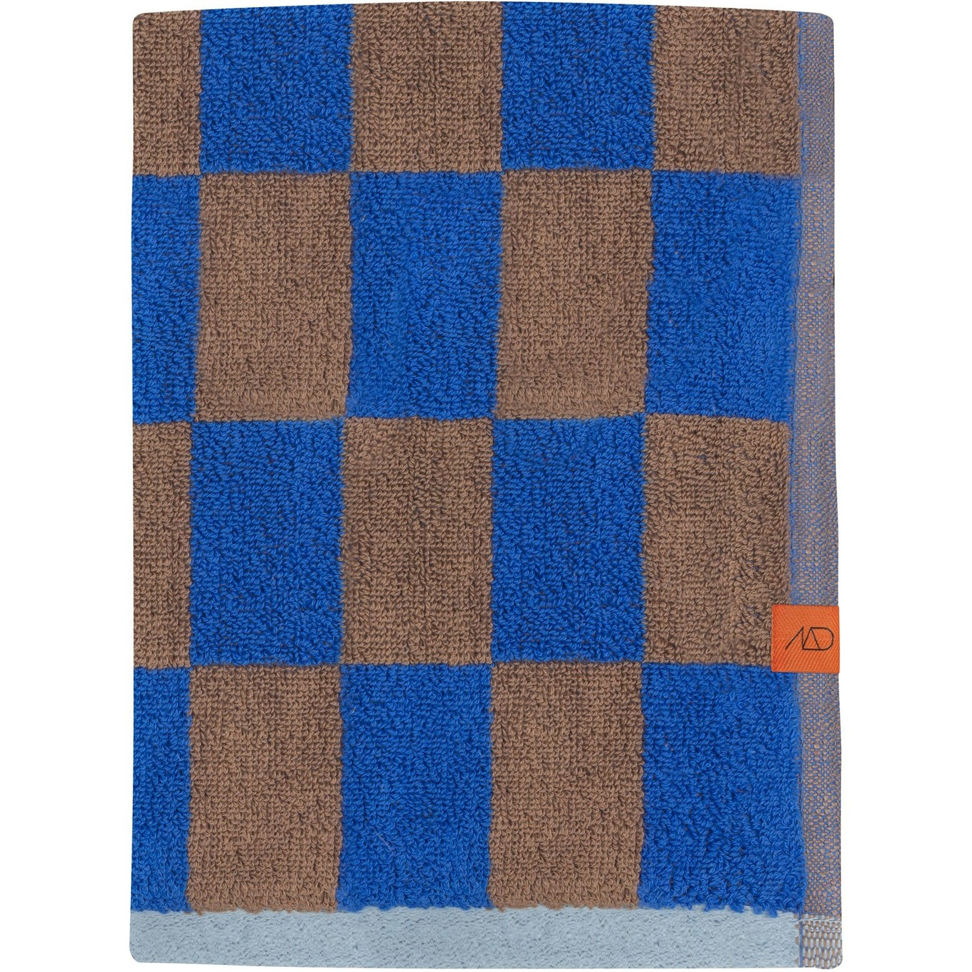 Retro Badhanddoek 70x133 cm, Kobaltblauw