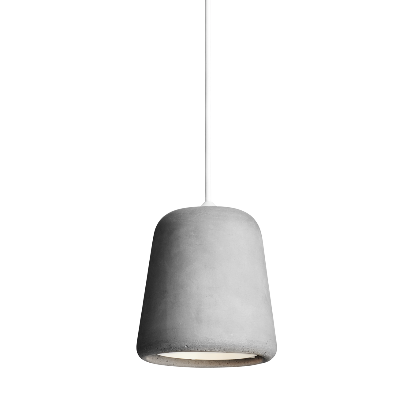 Material Hanglamp, Wit / Lichtgrijs Beton