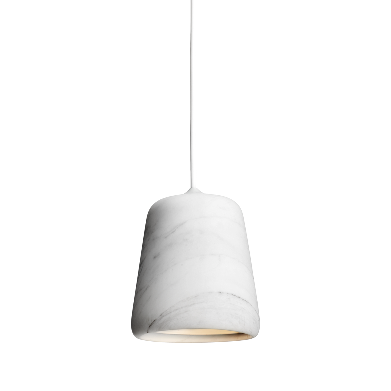Material Hanglamp, Wit / Wit Marmer