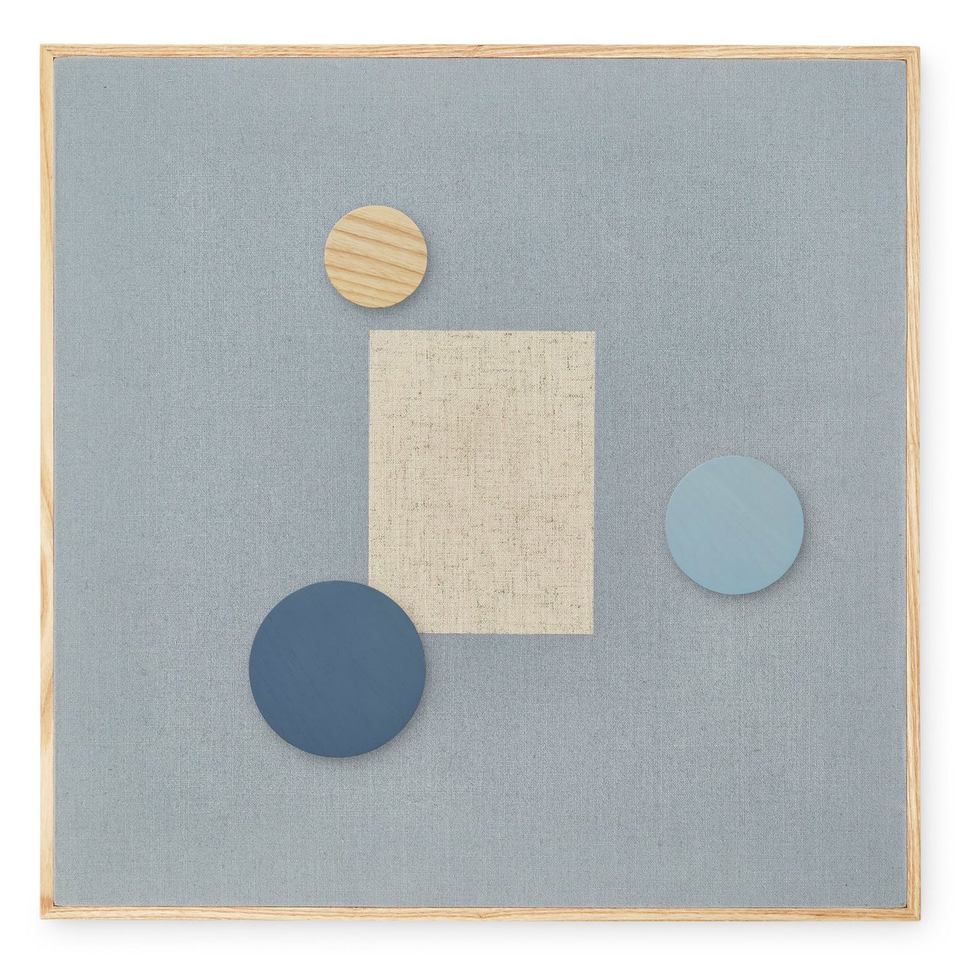 Prikbord Magnetisch 51,2x51,2 cm, Blauw