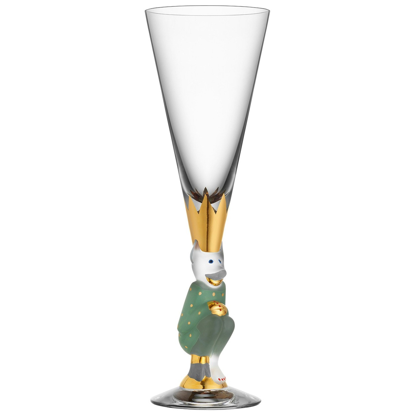 Nobel The Sparkling Devil Champagneglas 19 cl, Groen