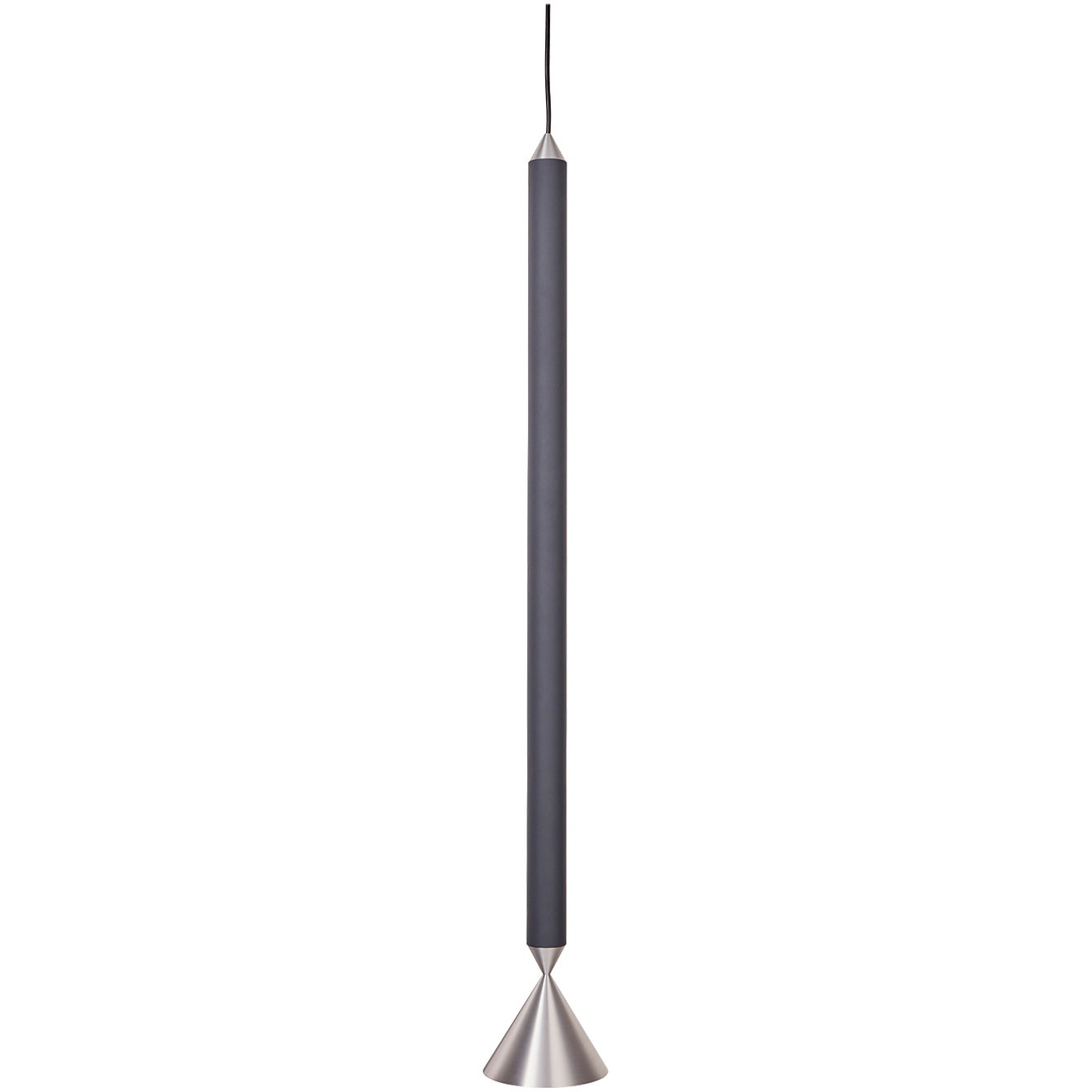 Apollo 79 Hanglamp, Black Ink / Gepolijst Aluminium