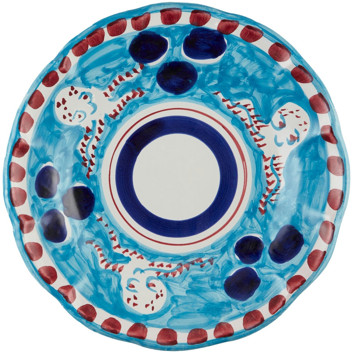 Amalfi Saladebord 20 cm, Turquoise