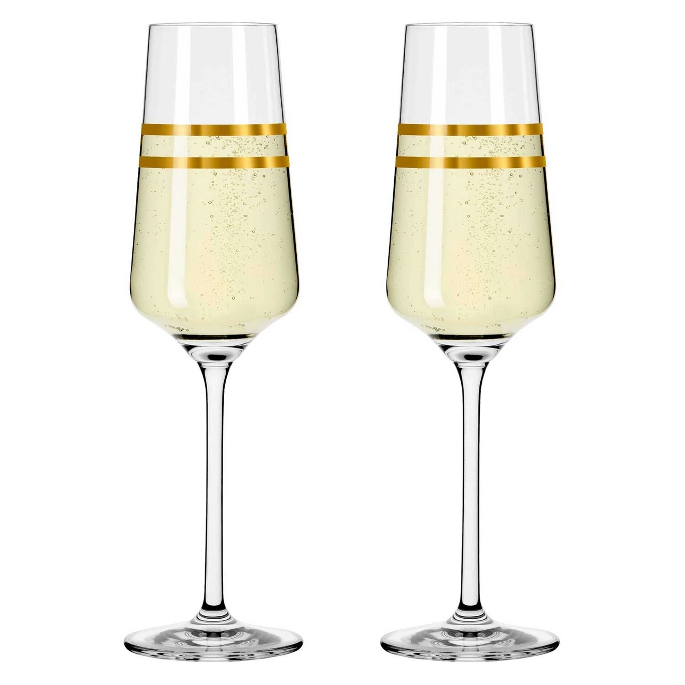 Celebration Deluxe Champagneglas Stripes Pak van 2, 23 cl