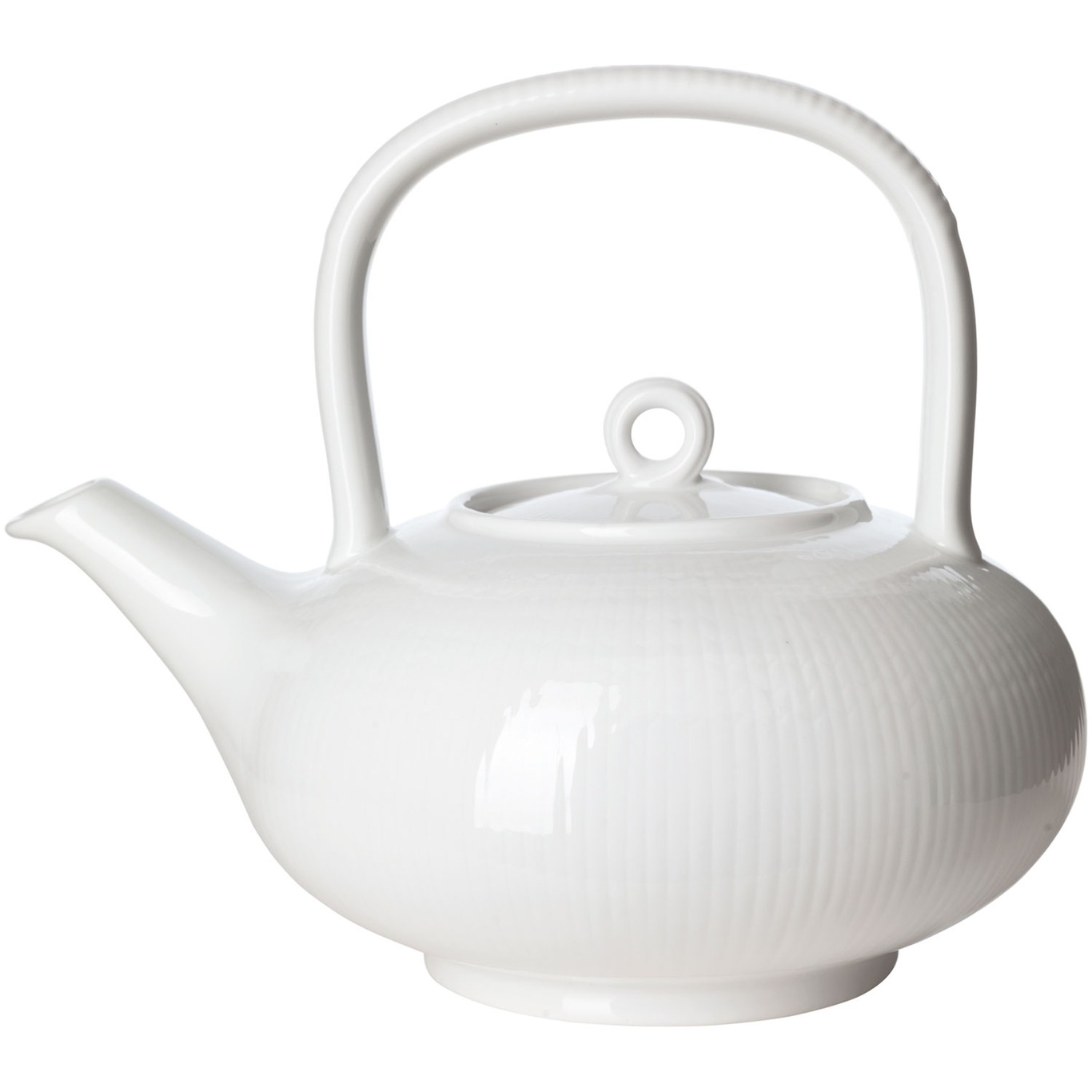 Swedish Grace Teapot, Snow (White)